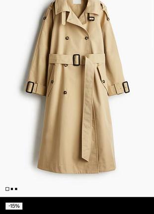 Шикарнючий тренч h&m💕 9