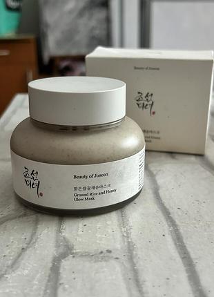 Зволожуюча маска для обличчя beauty of joseon ground rice та honey glow mask з екстрактом рису та меду, 150 мл
