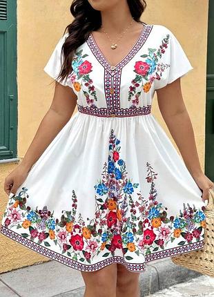 🥰 сукня в квітковий принт shein xl