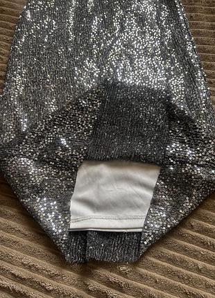 Спідниця zara basic з паєтками 4