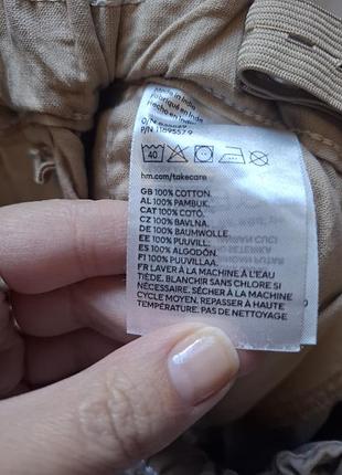 Легкие коттоновые брюки h&amp;m 5