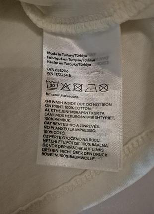 Реглан h&amp;m для девочки на 6-8 лет, 122-128 см 4