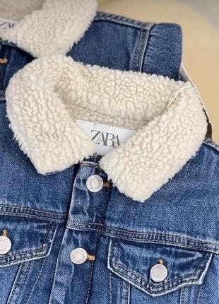 Джинсова куртка zara 2