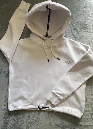 Superdry orange label elite crop худі 3