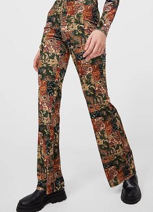 Кльош штани stradivarius, s 2