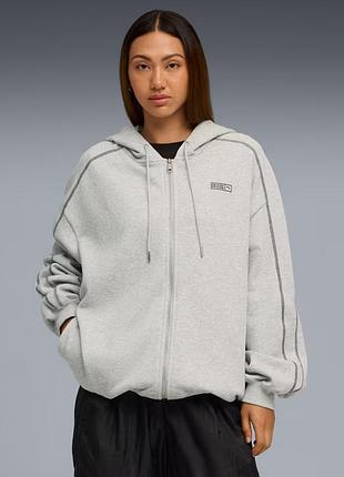 Blackpink женское кофта зип-худи олимпийка пума puma x rosé t7 full-zip hoodie, m, оригинал