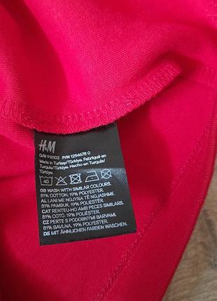 Красное платье h&amp;m размер s 5