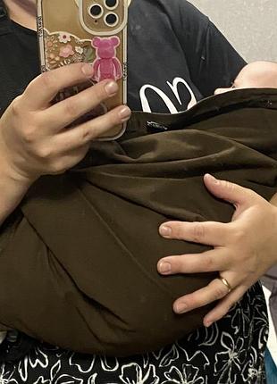 Слінг-переноска від luli luli comfort+ з нуля та до 15 кілограм ваги тканина 100% бавовна,натуральна,не парить влітку підходить від перших днів життя