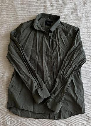 Чоловіча хакі сорочка asos розмір xl