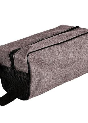 Косметичка дорожная colorful r33389 с ручкой 24×12×10 см серая