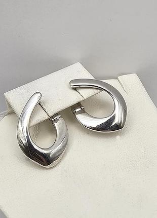 Сережки серебряные "лекко" 4,44 г