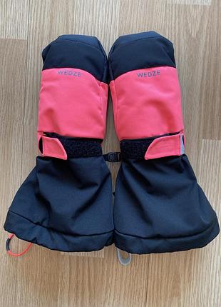 Дитячі зимові рукавиці-краги wed'ze decathlon