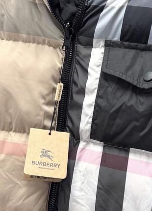 Зимний пуховик две стороны burberry 5