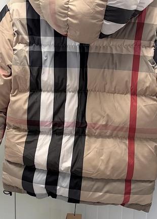 Зимний пуховик две стороны burberry 2