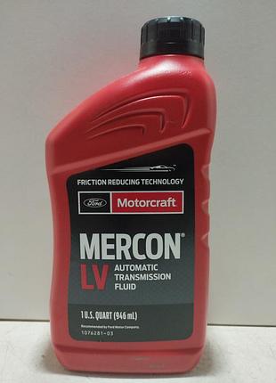 Oe ford motorcraft масло трансмиссионное atf mercon lv 0,946л
