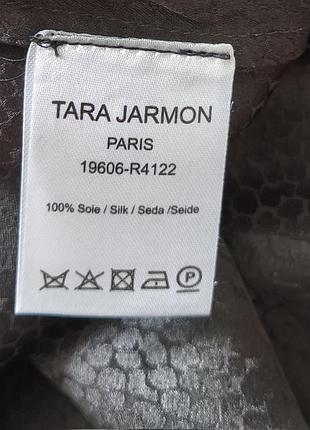 Шелковое мини платье-мини tara jarmon paris 10