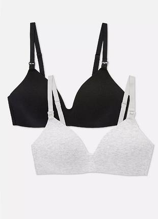 Комплект хлопковых бюстгальтеров для кормления 90f