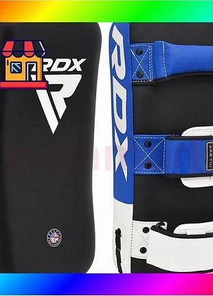 Bs пади для тайського best mix боксу rdx t1 curved thai kick pad blue (1 шт.) bas77/n