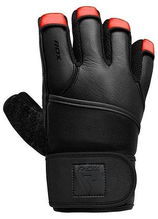 Bs рукавички для фітнесу best mix rdx l7 micro plus red/black s bas77/n 3