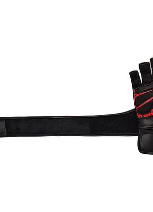 Bs рукавички для фітнесу best mix rdx l7 micro plus red/black s bas77/n 7