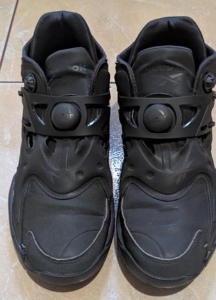 Reebok pump court black reflective 2