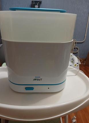 Електричний паровий стерилізатор philips avent 3-в-1 (модель scf284).