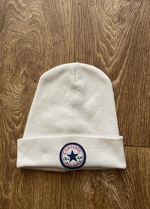 Шапка converse chuck patch beanie  (unisex). 2