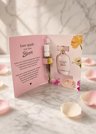 Kate spade new york bloom edt 2 мл, пробник, новий