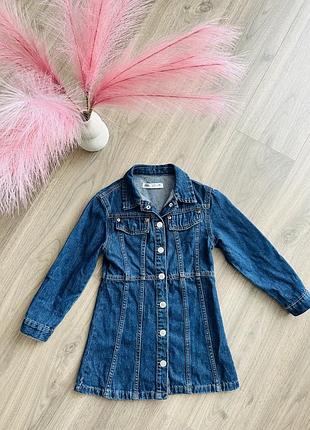 Джинсова сукня на дівчинку zara