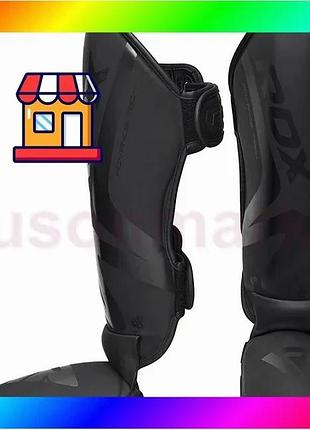 Bs защита голени и best mix стопы rdx shin instep t15 matte black plus-m bas77/n