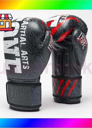 Bs боксерські рукавиці leone best mix gn004 primal instinct black 14 унцій bas77/n