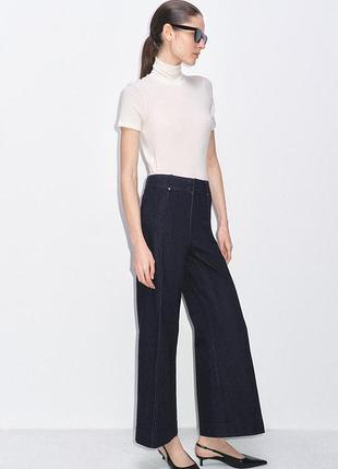 Укороченные джинсы zara s, m 36, 38 размеры
