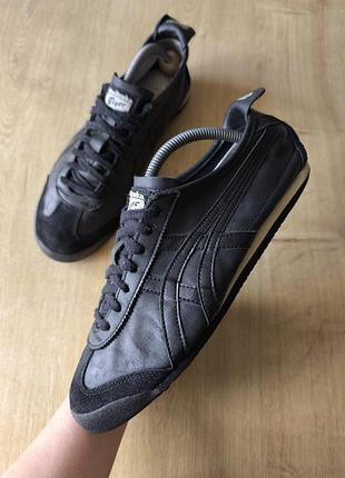 Крутые мужские кожаные кроссовки onitsuka tiger, оригинал, р.42,5.