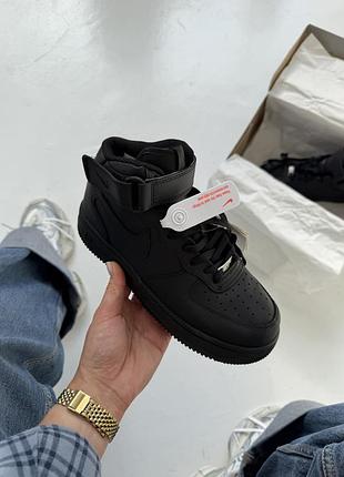 Air force 1 '07 mid black 2