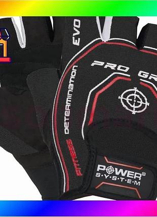 Bs рукавички для фітнесу best mix power system ps-2250e pro grip evo black l bas77/n