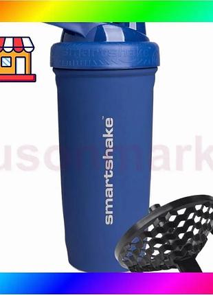 Bs шейкер спортивный smartshake best mix металлический reforce stainless steel 30oz/900ml bas77/n