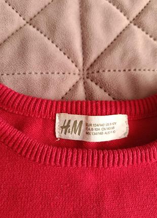 Свитер h&amp;m реглан для девочек 8-10 лет 3
