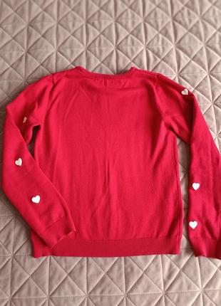 Свитер h&amp;m реглан для девочек 8-10 лет 4