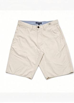 Мужские шорты tommy hilfiger authentic short бежевые чинос хлопок размер 31 m
