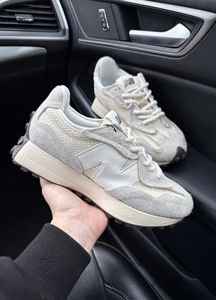 New balance 327 beige laces premium