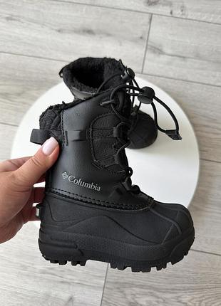 Дитячі зимові чоботи columbia waterproof, розмір 25