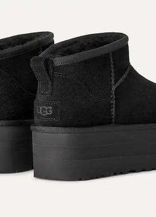 Замшеві угги оригінал classic ultra mini platform boot 2