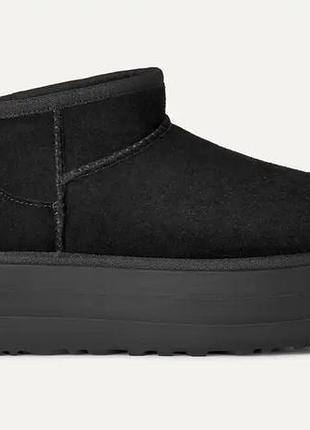 Замшеві угги оригінал classic ultra mini platform boot