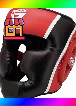 Bs боксерський шолом rdx best mix aura plus t-17 red/black s bas77/n