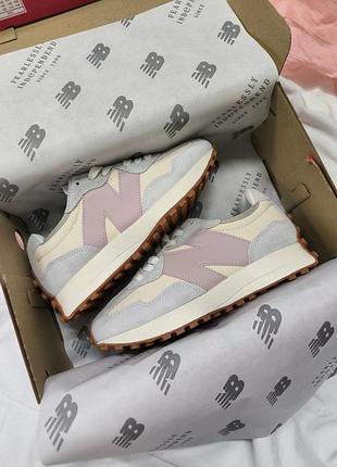 New balance 327 grey pink