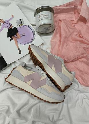 New balance 327 grey pink 4