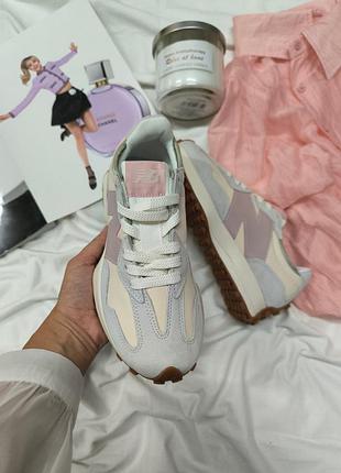 New balance 327 grey pink 9