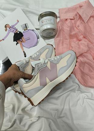 New balance 327 grey pink 6