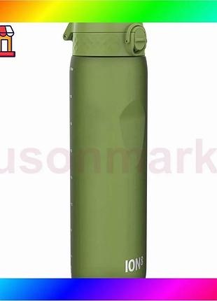 Bs бутылка для воды best mix ion8 1000мл. (эко бутылка) bpa free, khaki green bas77/n