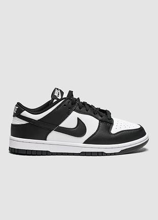 Кроссовки мужские nike dunk low retro panda black/white